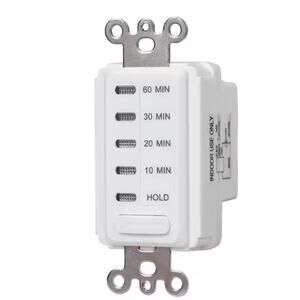 Intermatic 15 Amp 60-Minute Countdown in-Wall Timer - White FREE SHIPPING